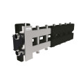 Коллектор нержавеющий Gidruss BMSS-80-7DU EPP до 80 кВт 1 1/4"-1" 7 контуров EPP термоизоляция — фото 3