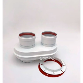 Адаптер моноблочный Camino конденсационный 60/100-80/80 мм универсальный