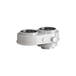 Адаптер моноблочный Rommer для перехода с 60/100 мм на 80/80 мм конденсационный