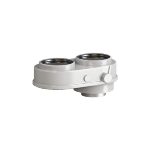 Адаптер моноблочный Rommer для перехода с 60/100 мм на 80/80 мм конденсационный Адаптер моноблочный Rommer для перехода с 60/100 мм на 80/80 мм конденсационный