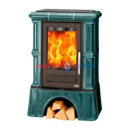 Печь-камин ABX Bavaria LI кафельный цоколь ахорн