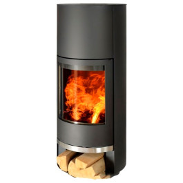 Печь-камин ABX Alkmaar I чёрная сталь