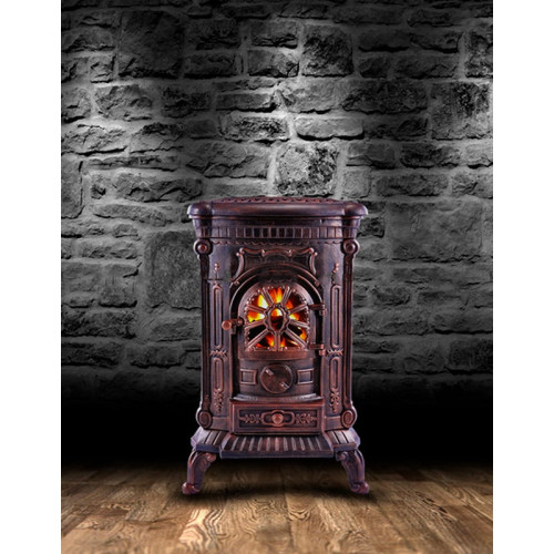 Печь-камин чугунная LK Ambra 5 кВт Печь-камин чугунная LK Ambra 5 кВт