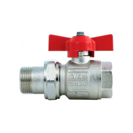 Кран шаровый с американкой Itap Ideal 098 1" ручка-бабочка (арт. 26098)