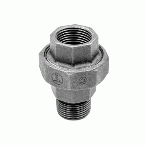 Соединение прямое чугунное неоцинкованное Fittex Plus 25х1" с американкой