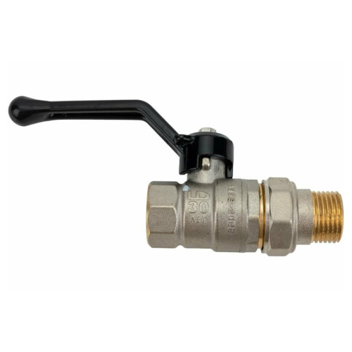 Кран шаровой LD с американкой резьба 1" ручка-рычаг