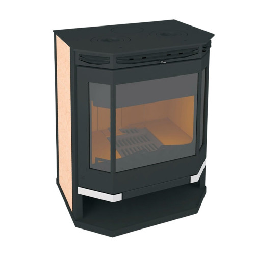 Печь-камин Мета Ангара 12 с плитой Печь-камин Мета Ангара 12 с плитой