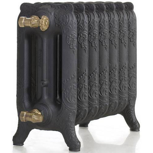 Чугунный радиатор Guratec Apollo 350 Mattschwarz (7 секций)