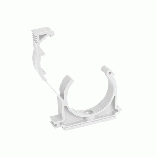 Опора одинарная полипропиленовая Политэк 40 мм с защелкой