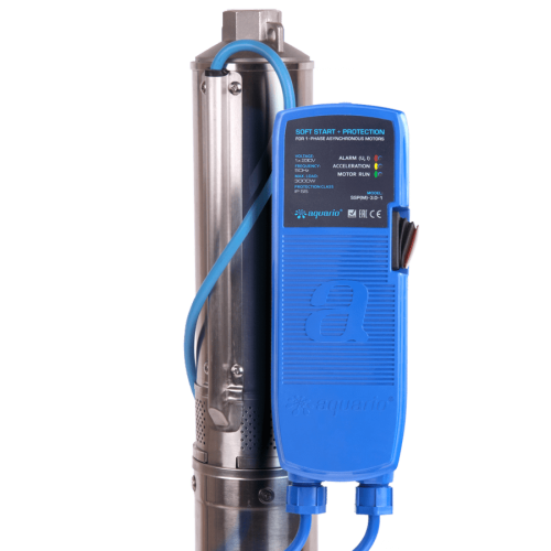 Скважинный насос Aquario ASP1,8E-100-90(P) с функцией плавного пуска
