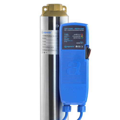 Скважинный насос Aquario ASP1С-70-90(P) с функцией плавного пуска Скважинный насос Aquario ASP1С-70-90(P) с функцией плавного пуска