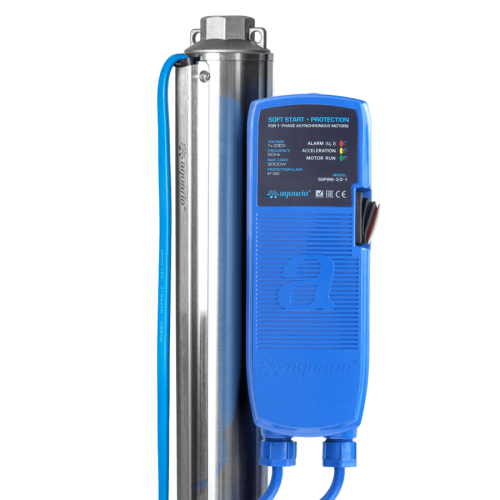 Скважинный насос Aquario ASP1E-100-75(P) с функцией плавного пуска