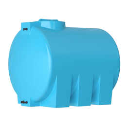 Бак для воды ATH 1500 синий горизонтальный Aquatech