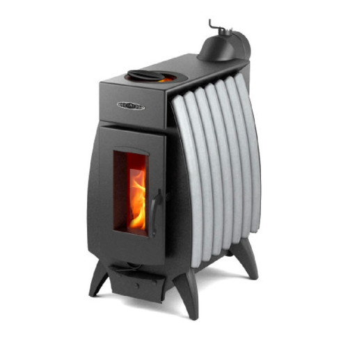 Отопительная печь ТМФ Огонь Батарея-9 антрацит серый металлик