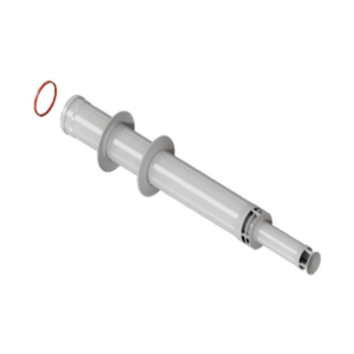 Труба с наконечником Rommer 60/100 длина 1145 мм рабочая 1000 мм анти-лёд