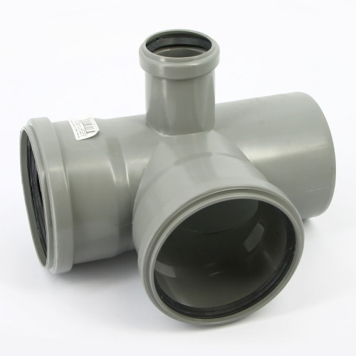 Крестовина Ostendorf канализационная 110 х 110 х 50 х 87' HT правая 2х плоскостная (арт.115960) Крестовина Ostendorf канализационная 110 х 110 х 50 х 87' HT правая 2х плоскостная (арт.115960)