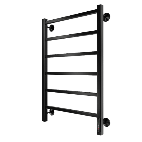 Полотенцесушитель электрический Royal Thermo Axel П6 800х500 мм черный встроенный диммер