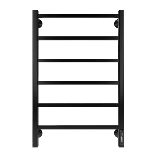 Полотенцесушитель электрический Royal Thermo Axel П6 800х500 мм черный встроенный диммер
