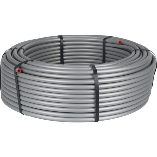 Труба Stout PE-Xa серого цвета 16х2,2 из сшитого полиэтилена