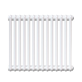 Трубчатый радиатор Rifar Tubog 2057 10 секций цвет белый боковое подключение