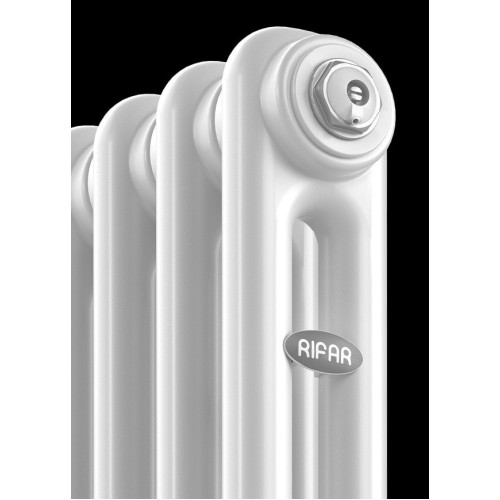 Трубчатый радиатор Rifar Tubog 2057 10 секций цвет белый боковое подключение