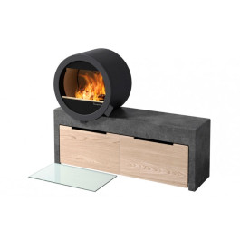 Печь-камин Nordpeis Me Bench без боковых стёкол