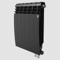 Биметаллический радиатор с нижним подключением Royal BiLiner V 500 Noir Sable (6 секции) — фото 3