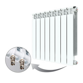 Биметаллический радиатор Radena с нижним подключением VC 500/ 8 секции
