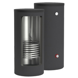 Бойлер косвенного нагрева Essan Core Black EBFN 160 с 1 теплообменником AISI 304