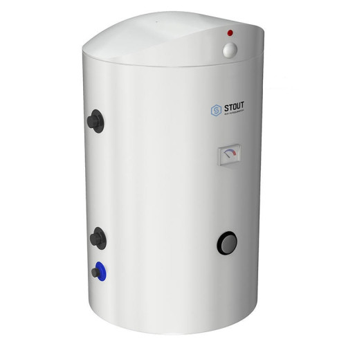 Напольный бойлер косвенного нагрева Stout (150 л.) без ТЭНа