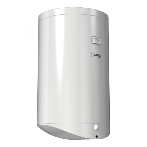 Настенный бойлер косвенного нагрева Stout (75 л.) с ТЭНом 2,4 кВт