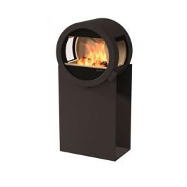 Печь-камин Nordpeis Me Steel с боковыми стёклами