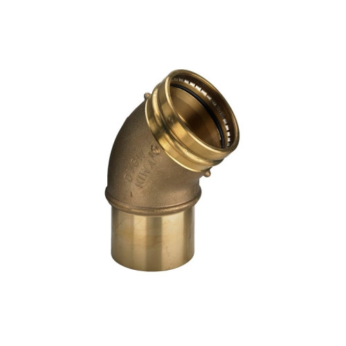 Отвод бронзовый Viega Sanpress XL Н-В c SC-Contur 76.1x45° (арт.353681)