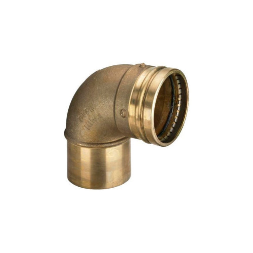 Отвод бронзовый Viega Sanpress XL Н-В c SC-Contur 88.9x90° (арт.353667)