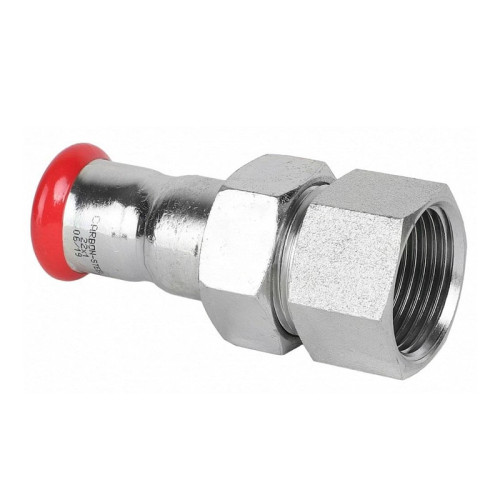 Пресс-соединение разъемное MVI с ВР резьбой 28х1" мм нержавеющая сталь