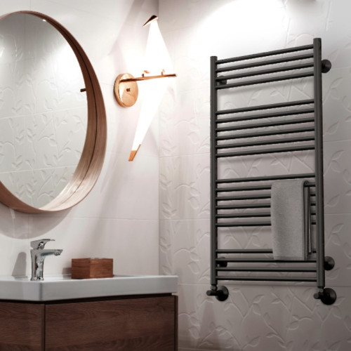 Полотенцесушитель водяной Royal Thermo Casa П21 1200х500 мм черный