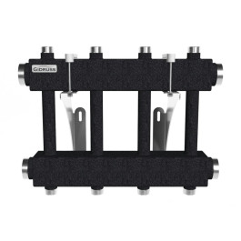 Коллектор модульный Gidruss MK-250-4DU до 250 кВт 2" 4 контура