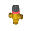 Термостатический клапан Rommer 3/4" НР резьба центральное смешивание 30-65°С