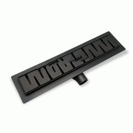 Трап для душа TIM нержавеющий 40 см сухой гидрозатвор цвет черный матовый