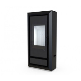 Печь-камин Defro Home Ignis 9 кВт чёрная сталь