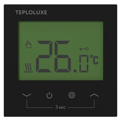 Терморегулятор электронный Теплолюкс Pontus черный Терморегулятор электронный Теплолюкс Pontus черный