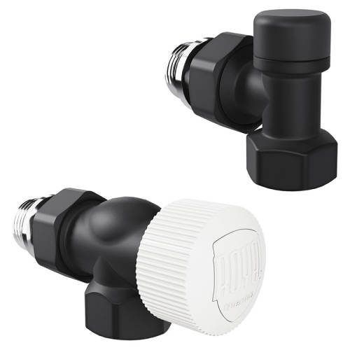 Набор термостатический осевой Royal Thermo Design 1/2"М30х1,5 (Черный) Набор термостатический осевой Royal Thermo Design 1/2"М30х1,5 (Черный)