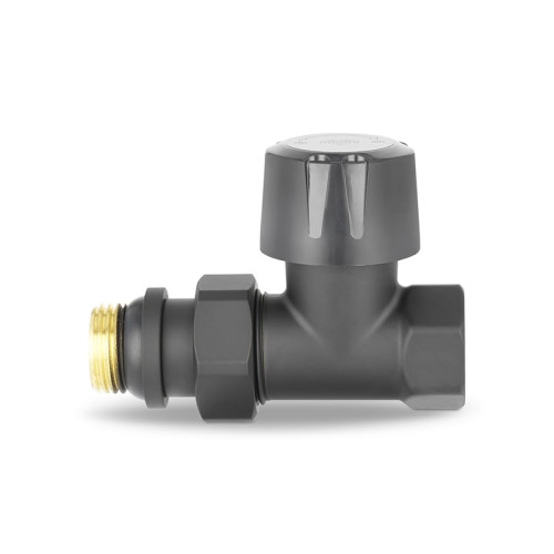 Термостатический клапан радиаторный прямой Varmega 1/2" резьба ВР/НР, цвет черный Термостатический клапан радиаторный прямой Varmega 1/2" резьба ВР/НР, цвет черный