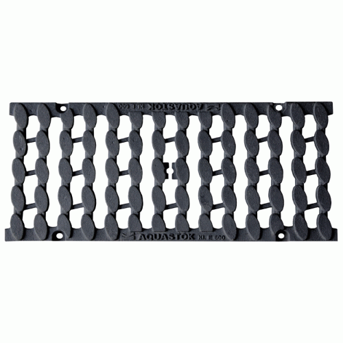 Решётка чугунная "косичка" DN100 D400 AquaStok