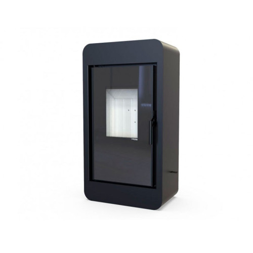 Печь-камин Defro Home Piko 6.6 кВт чёрная сталь