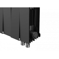 Биметаллический радиатор Royal Thermo PianoForte 200 VDR Noir Sable (14 секций) — фото 2