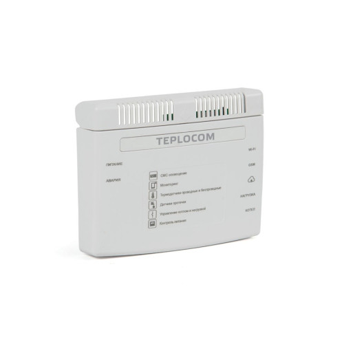 Теплоинформатор TEPLOCOM CLOUD с Wi-Fi, GSM, OpenTherm арт.337