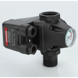 Реле давления Rommer для водоснабжения KRS-7 (1.4-3.5 бар) 1" с манометром