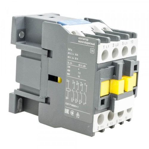 Контактор переменного тока Ectocontrol 4кВт 18А ES-COTP-04
