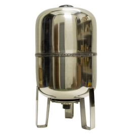 Гидроаккумулятор CRUWA 24 л вертикальный из нержавейки